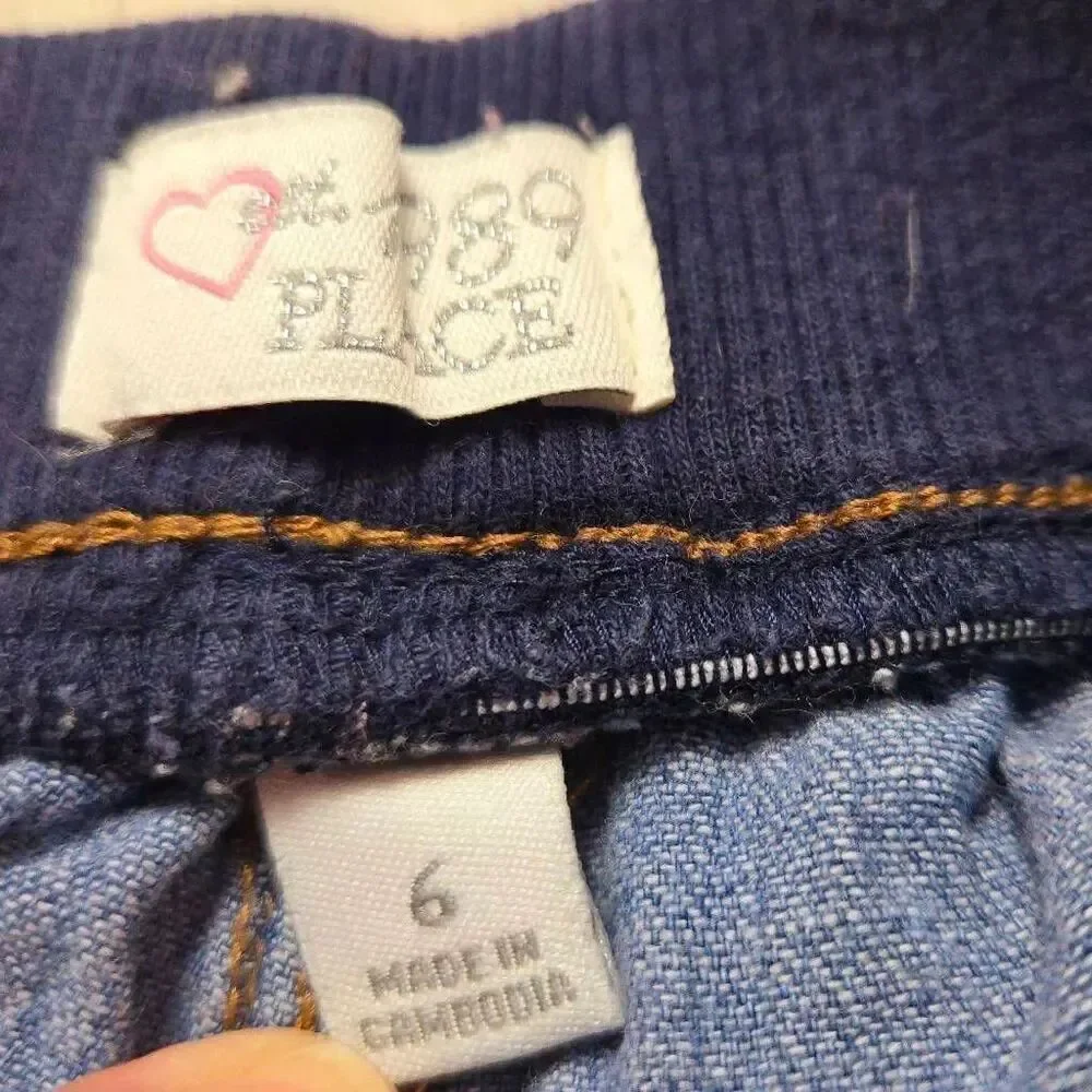 Children's Place denim shorts 6